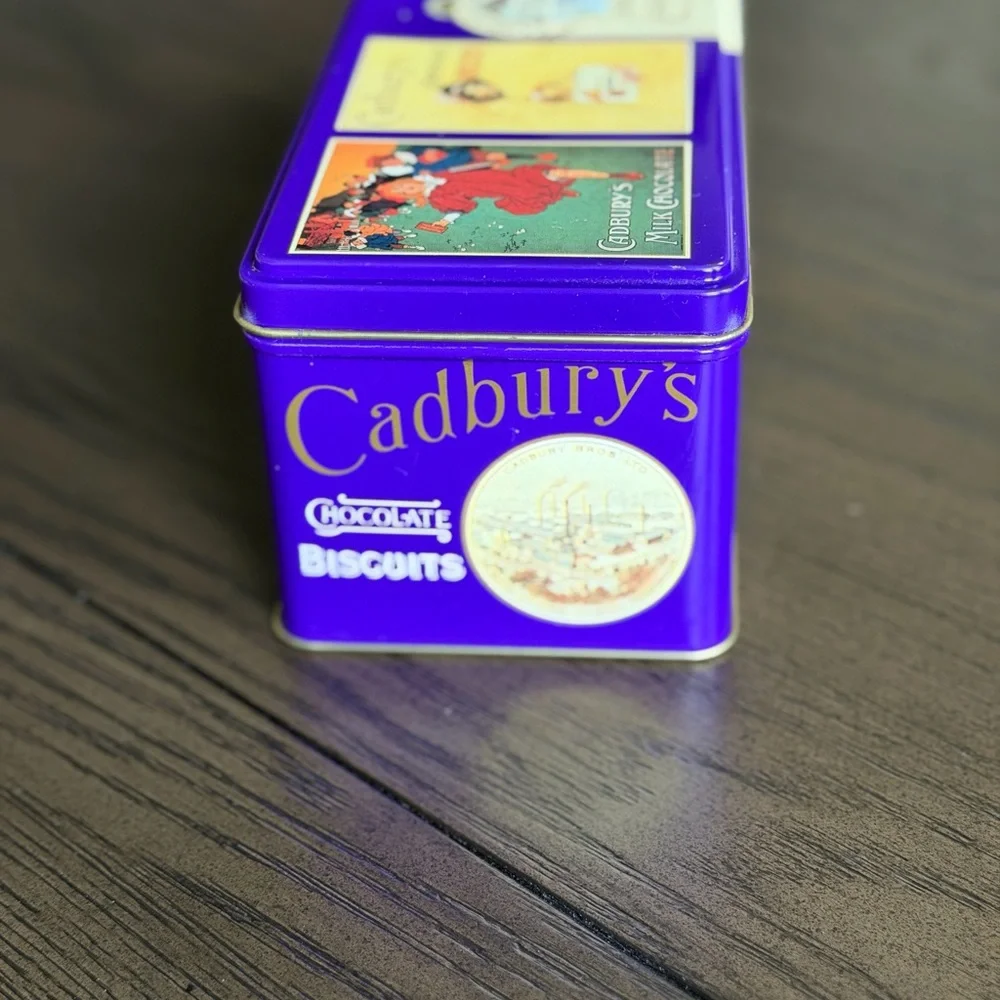Vintage Tin Cadbury Covered Biscuits Chocolate Milk Chocolate